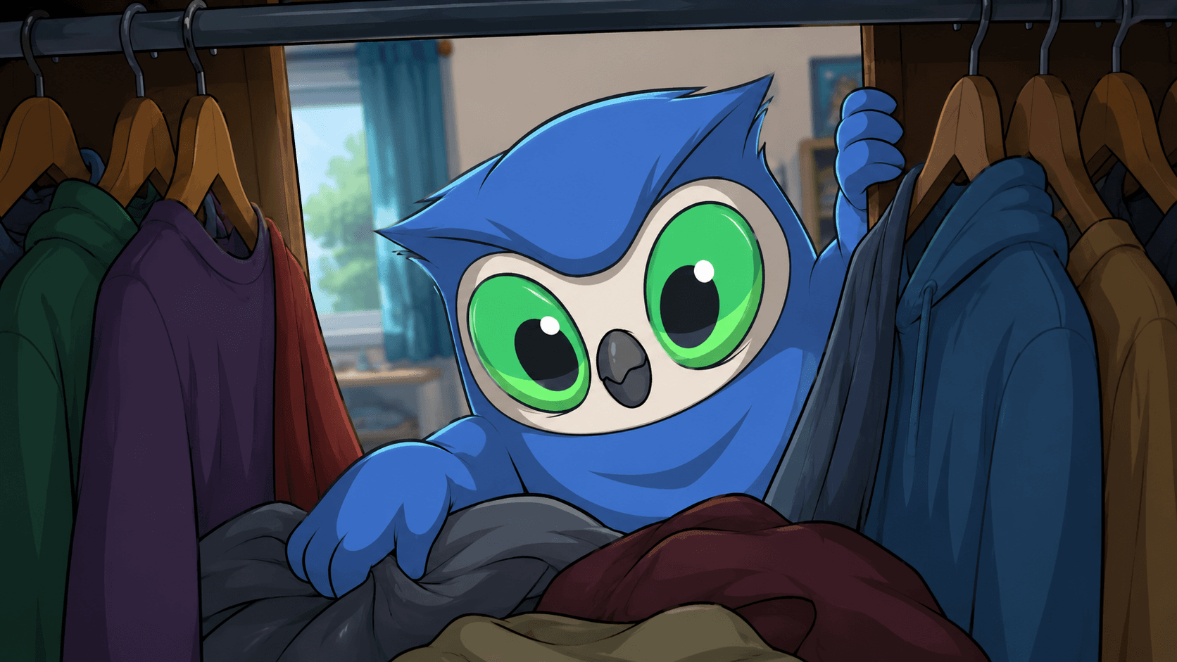 Custom Moonbird PFP with traits and accessories